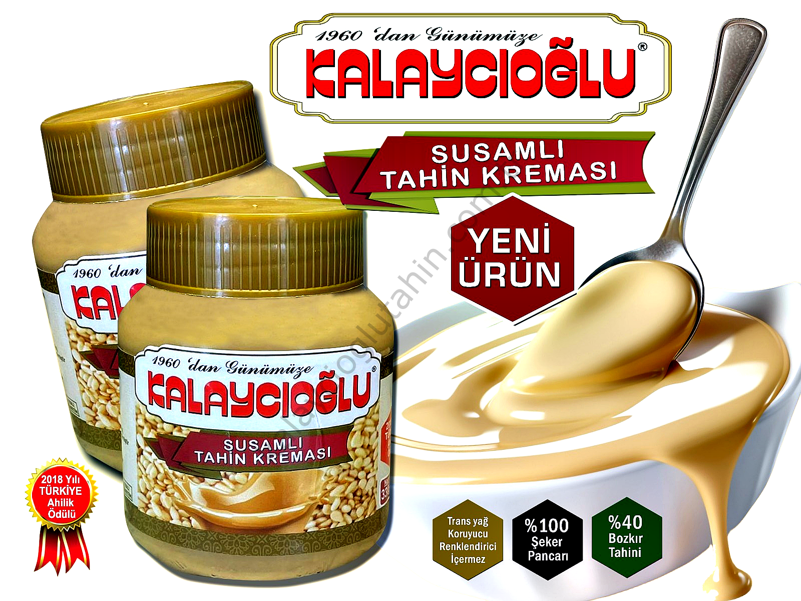 Kalaycıoğlu Susamlı Tahin Kreması 330 Gr.